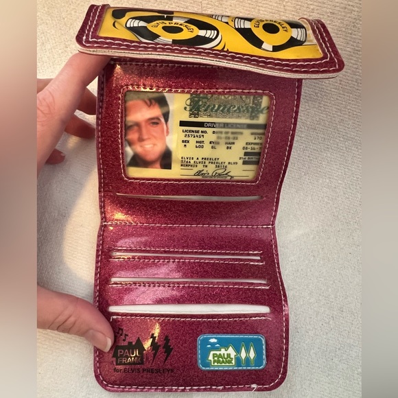 🚫SOLD🚫 RARE HTF Vintage Paul Frank x Elvis Presley Jukebox Wallet - Picture 8 of 12